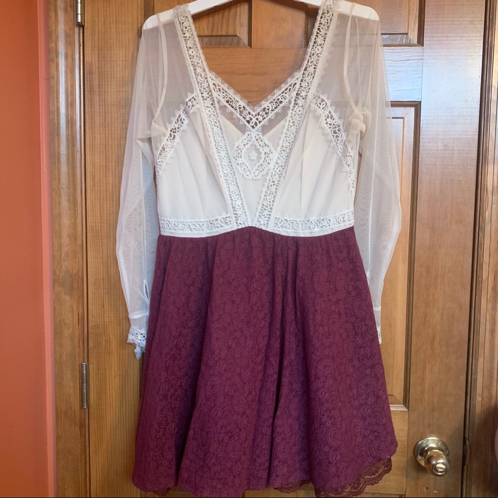 RARE Free People Victorian Lace Dress